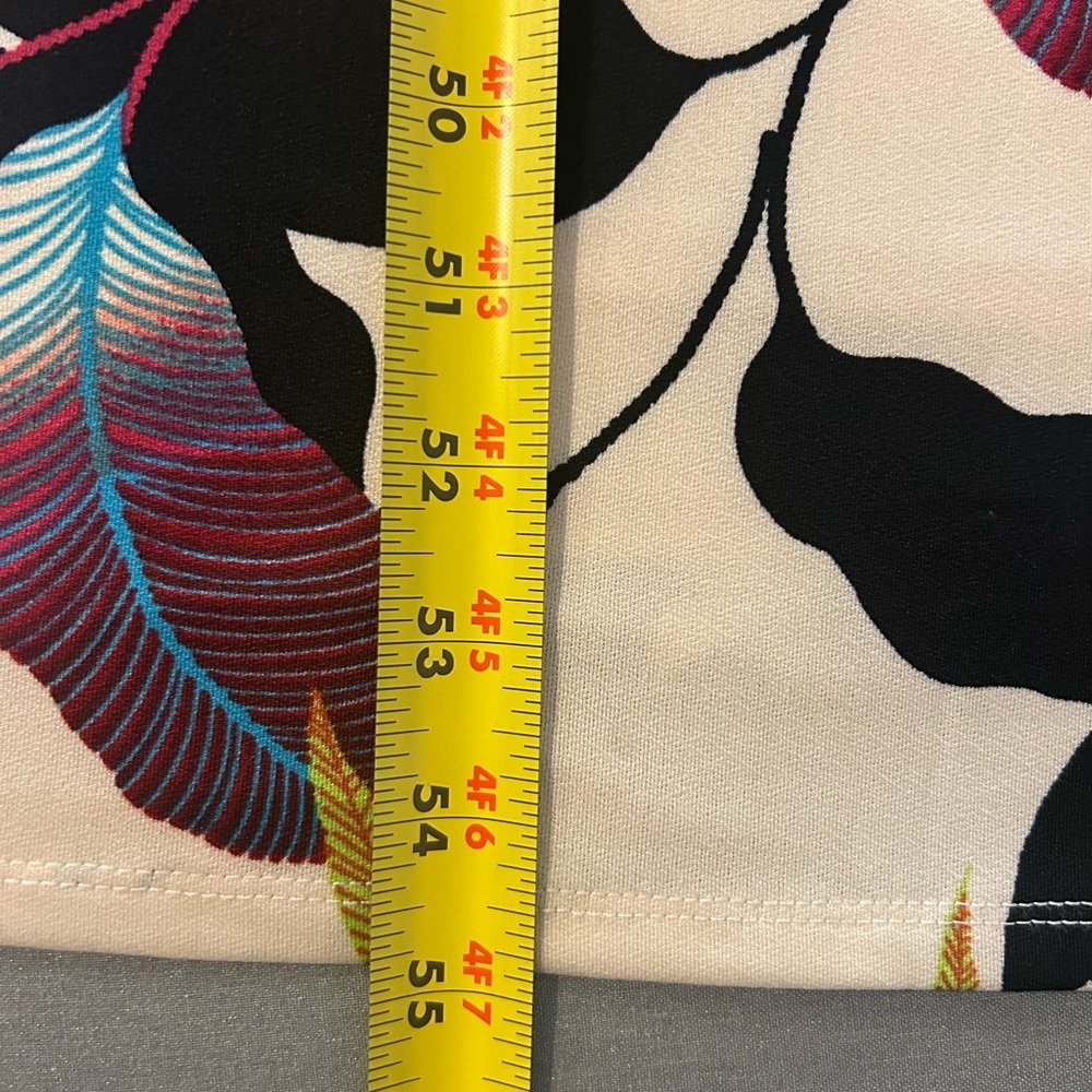 🌴NWT “Rachel Roy” White Vine Print Maxi Sundress w/ Waist Cutouts Size XL - Picture 17 of 17